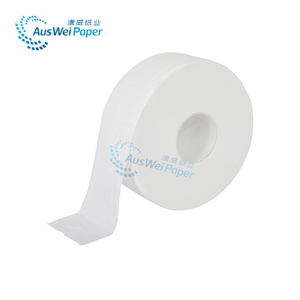 AFH-jumbo rouleau de papier toilette rouleau d'essuie-mains 2 plis rouleau de salle de bain avec Virgin Pulp XPZ02-680-12