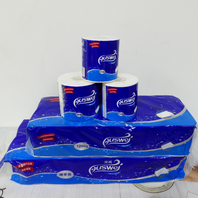Rouleau de papier personnalisé de 120g, choix australien, papier de soie jetable, papier toilette premium 