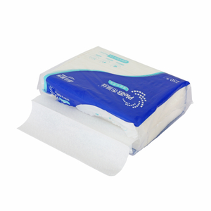Serviette en papier en gros 1 pli 250 feuilles d'essuie-mains en papier pour toilettes et mouchoirs pliés