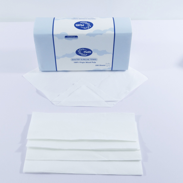 Usine en gros plees marque N plier serviettes en papier kithen tissu 2 plis serviette de toilette
