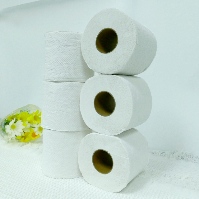 L'Australie choisit des produits de papier OEM Papier hygiénique recyclé 1 à 3 plis de papier de gaufrage de fleurs 